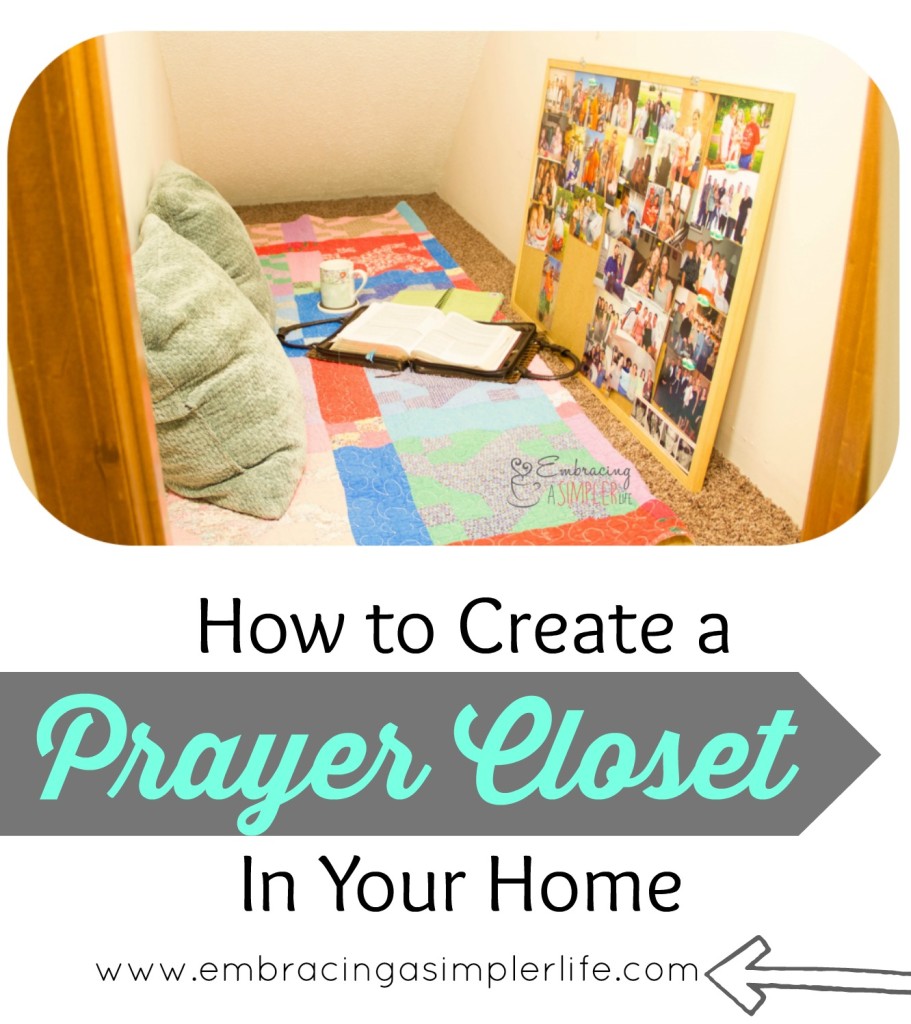 The Whys and Hows of a Prayer Closet | Embracing a Simpler Life